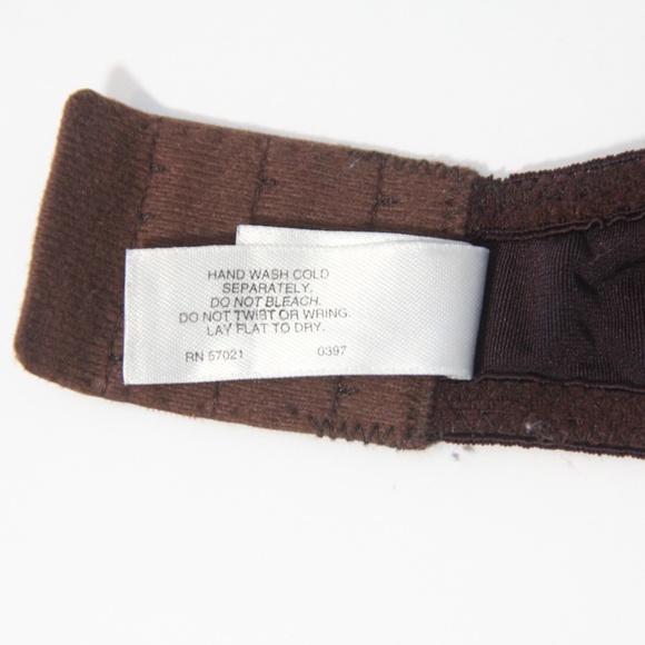 Victoria's Secret Vintage Bra 36D Padded Underwire VS 90s style brown - Picture 7 of 7